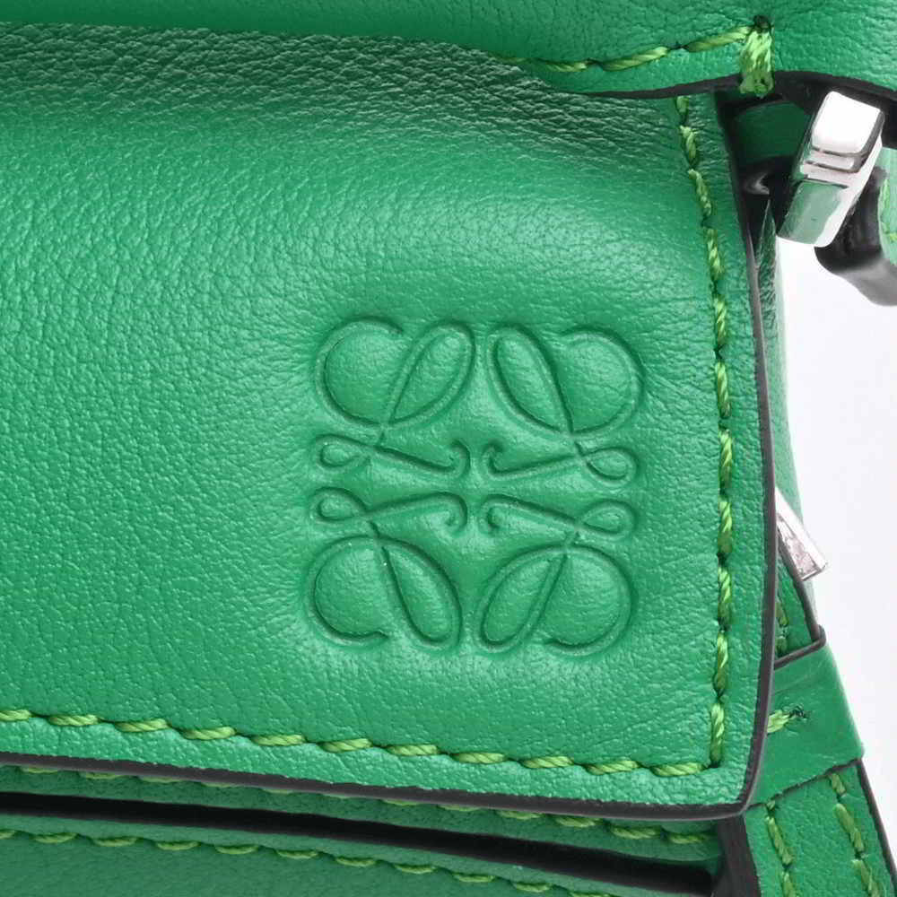 LOEWE Loewe leather puzzle bag shoulder green ladies - Picture 8 of 8